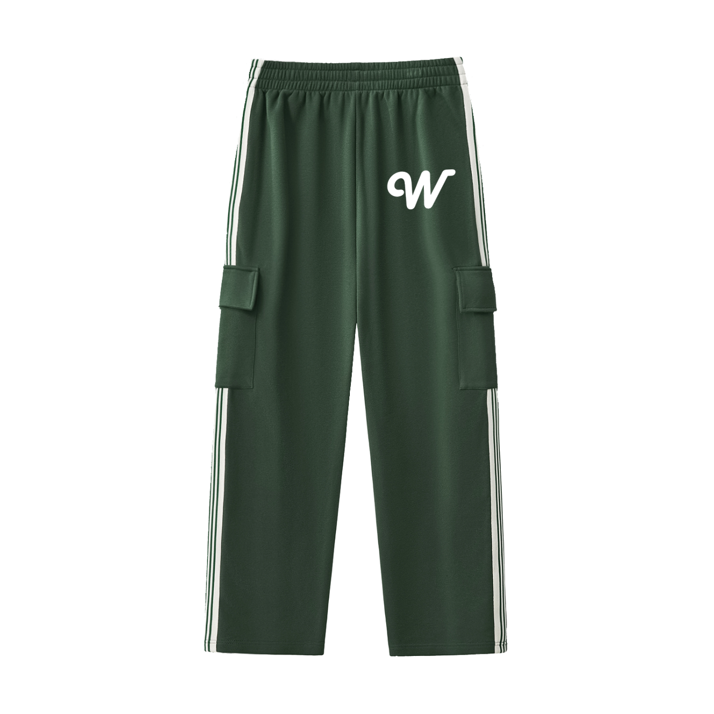 Side Stripe Straight-Leg Pants