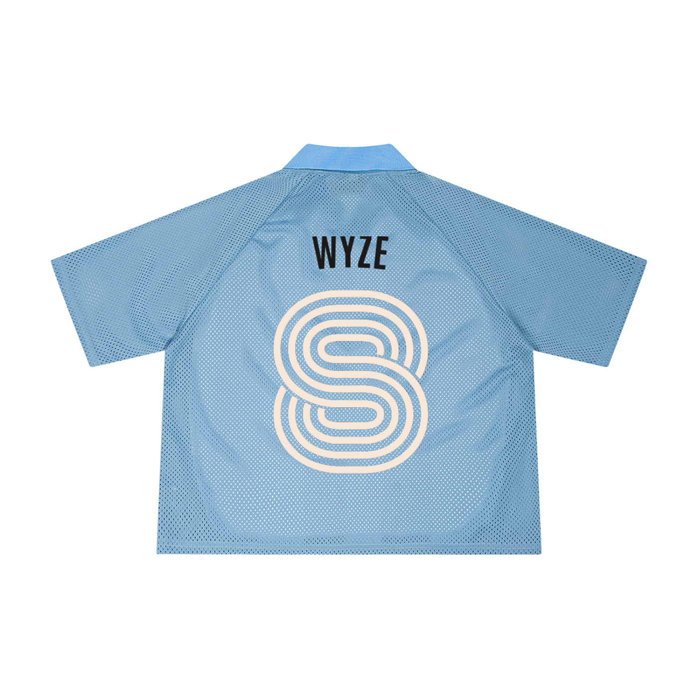 Unisex Striped Mesh Boxy Soccer Jersey