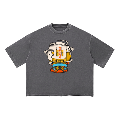 Unisex Vintage Wash Boxy T-Shirt