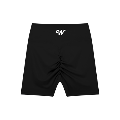 High-Waisted Blend Biker Shorts