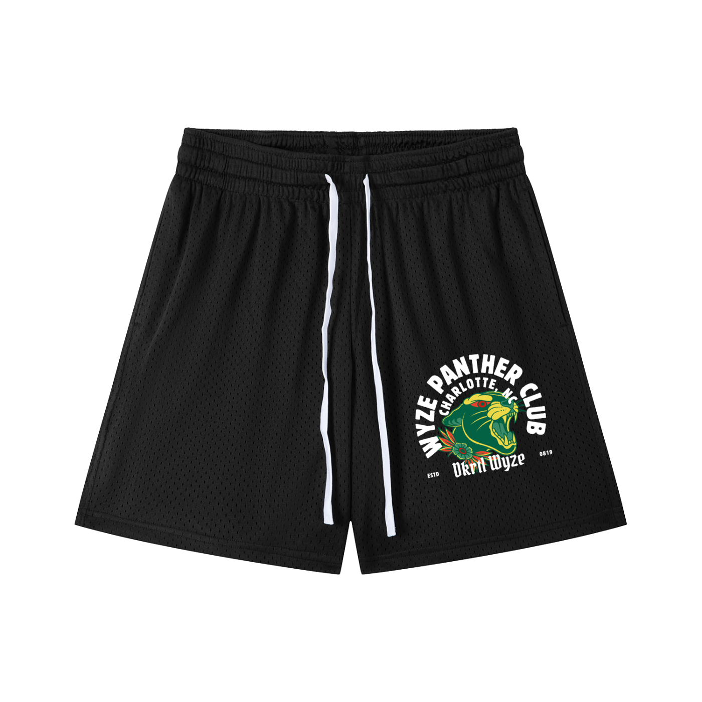 Mesh Drawstring Shorts