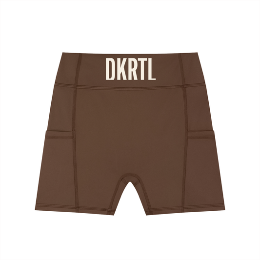 Women's High-Waisted Pocket Biker Shorts