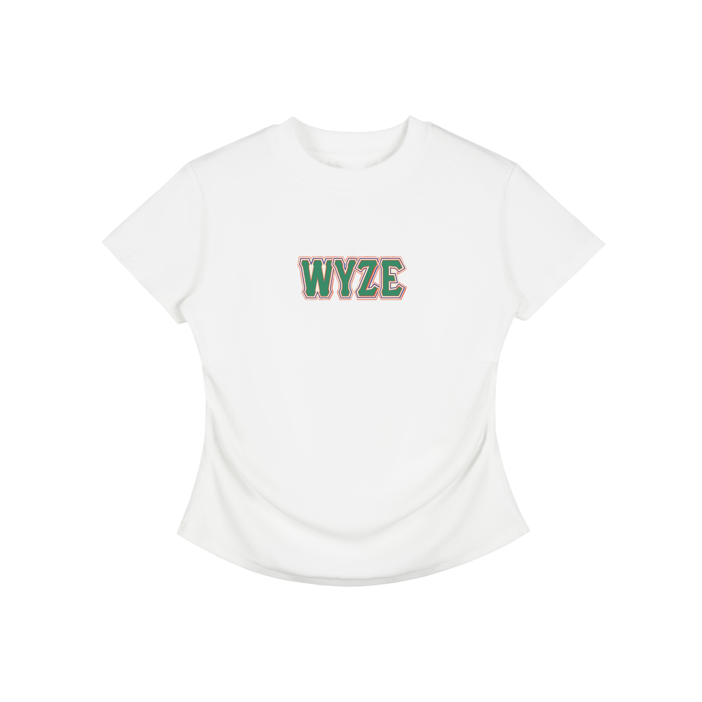 Vintage Washed Bodycon Cotton T-Shirt