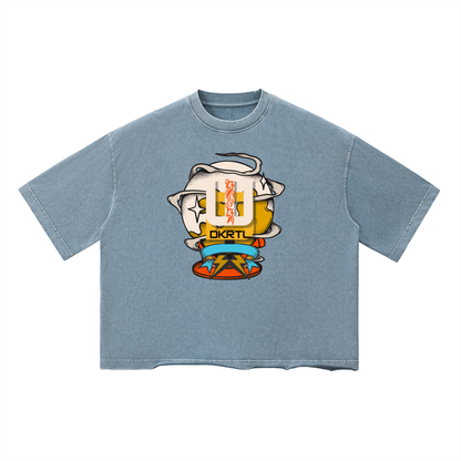 Unisex Vintage Wash Boxy T-Shirt
