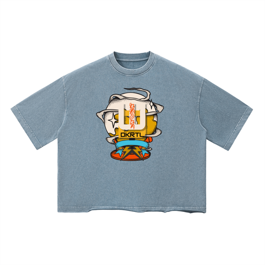 Unisex Vintage Wash Boxy T-Shirt