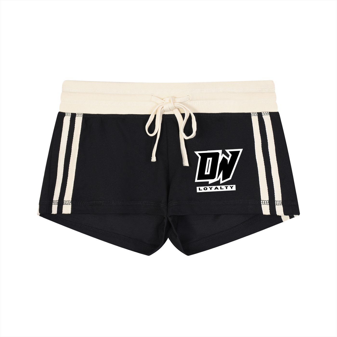 Women's Contrast Stripe Track Shorts
