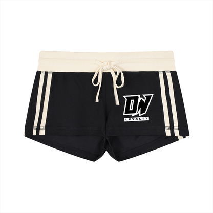 Women's Contrast Stripe Track Shorts