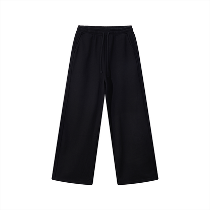 Contrast Tape Straight-Leg Sweatpants
