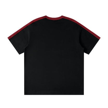 Unisex Colorblock Striped T-Shirt