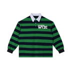 Color Block Stripe Polo Shirt