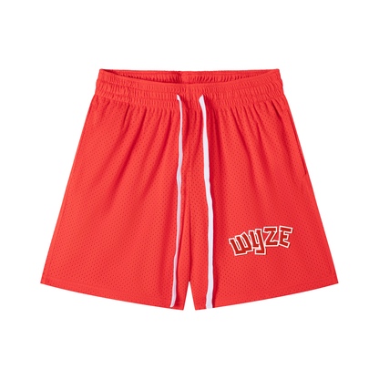 Mesh Drawstring Shorts