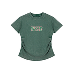 Vintage Washed Bodycon Cotton T-Shirt