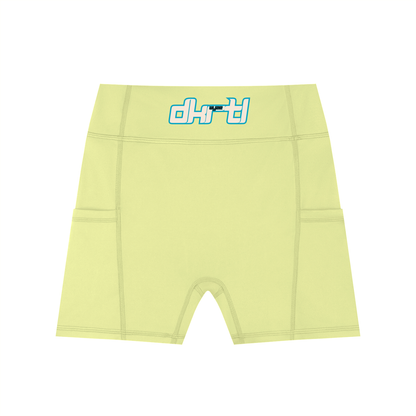 Women's High-Waisted Pocket Biker Shorts