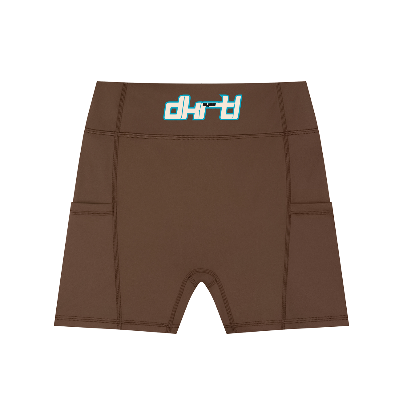 Women's High-Waisted Pocket Biker Shorts