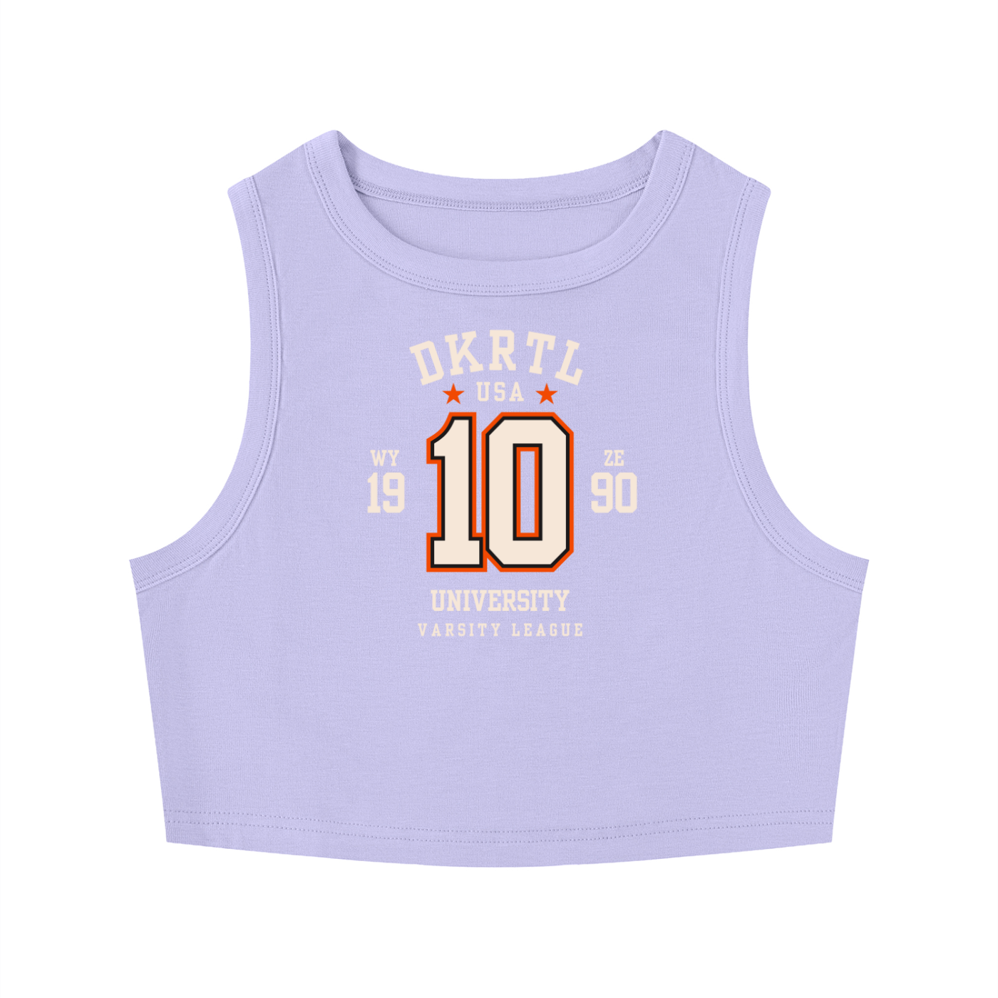 Women's Tight Crewneck Crop Tank Top
