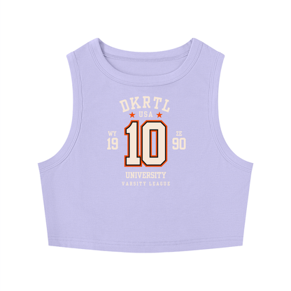 Women's Tight Crewneck Crop Tank Top
