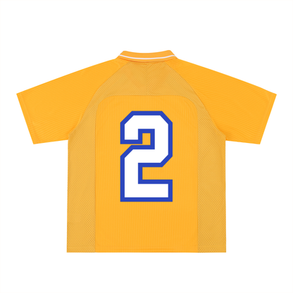 Striped V-Neck Soccer Jersey