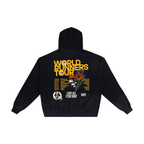 Hand-Frayed Sunfade Zip Hoodie
