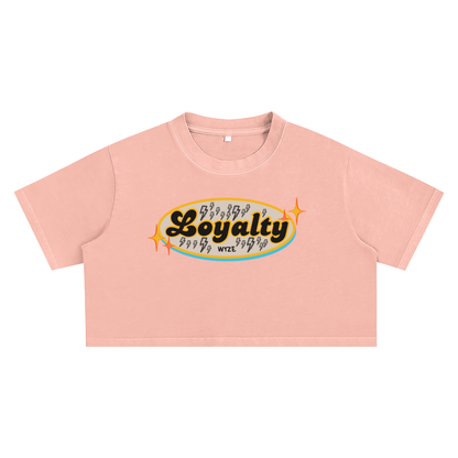 Snow Washed Crop Top