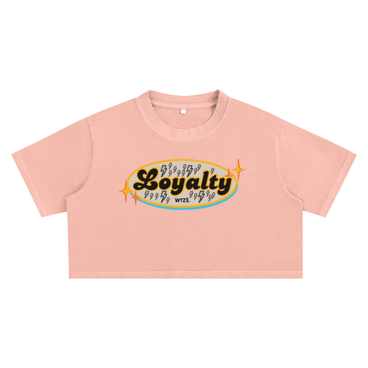 Snow Washed Crop Top