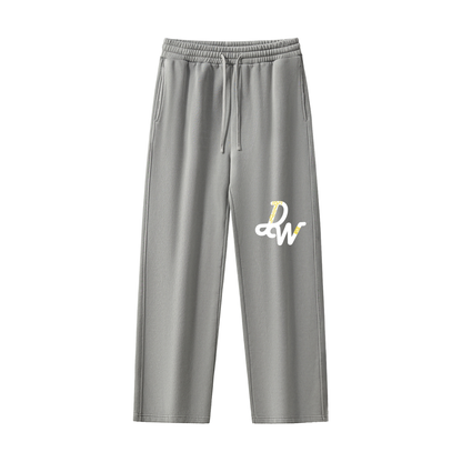Frayed Enzyme Washed Fleece Sweatpants