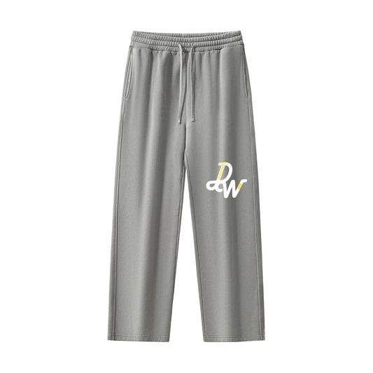 Frayed Enzyme Washed Fleece Sweatpants