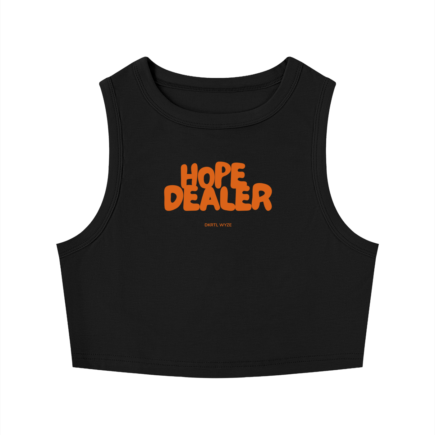 Women's Tight Crewneck Crop Tank Top
