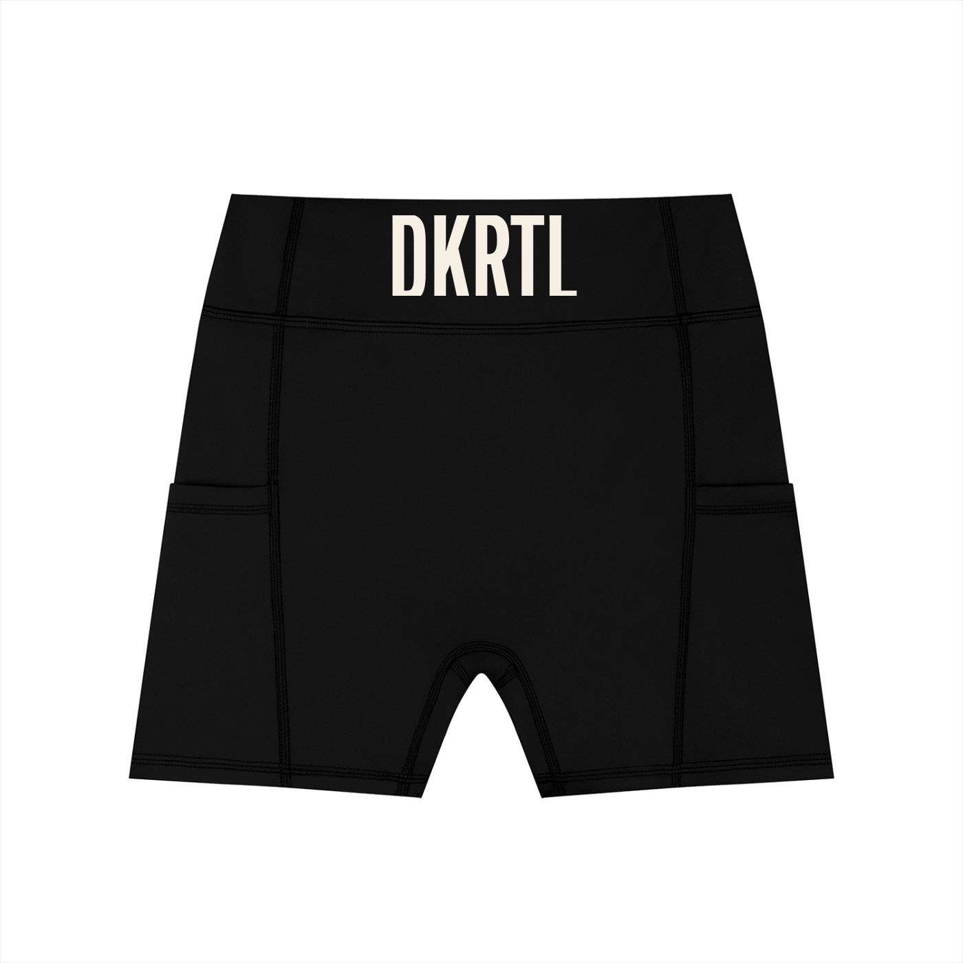 Women's High-Waisted Pocket Biker Shorts