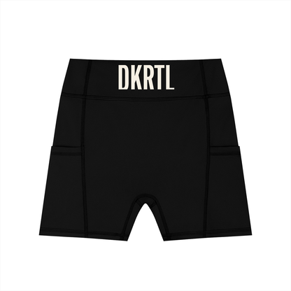 Women's High-Waisted Pocket Biker Shorts