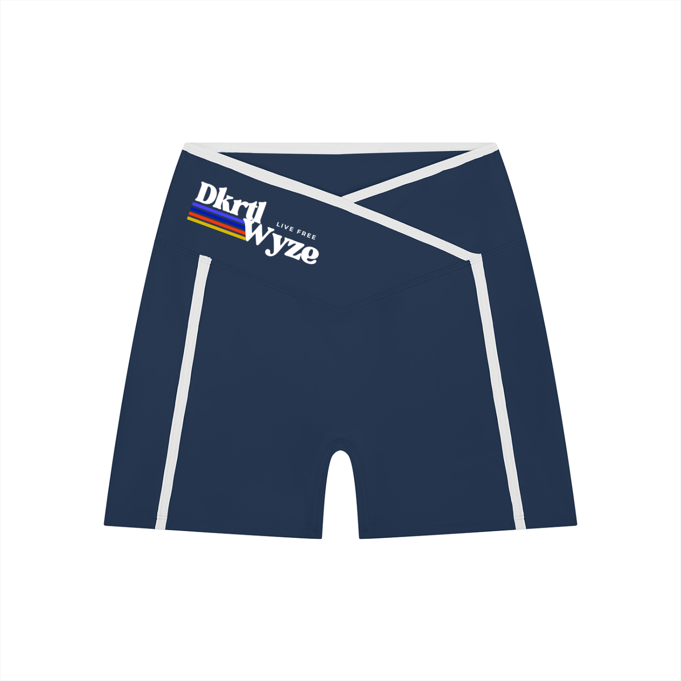 Women’s High Rise Color Block Yoga Shorts