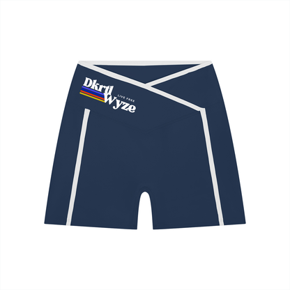 Women’s High Rise Color Block Yoga Shorts