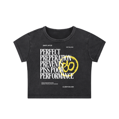 Snow Washed Crop Top