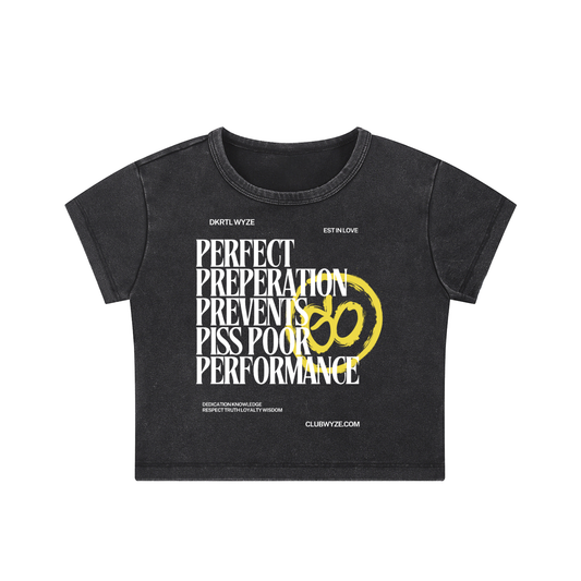 Snow Washed Crop Top