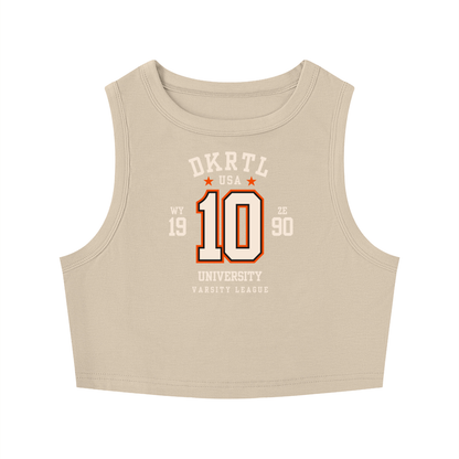 Women's Tight Crewneck Crop Tank Top