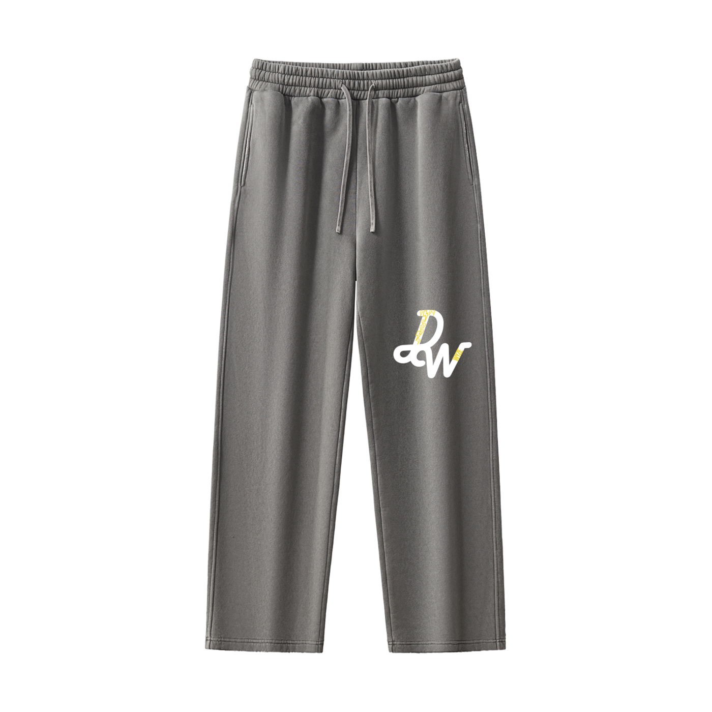 Frayed Enzyme Washed Fleece Sweatpants