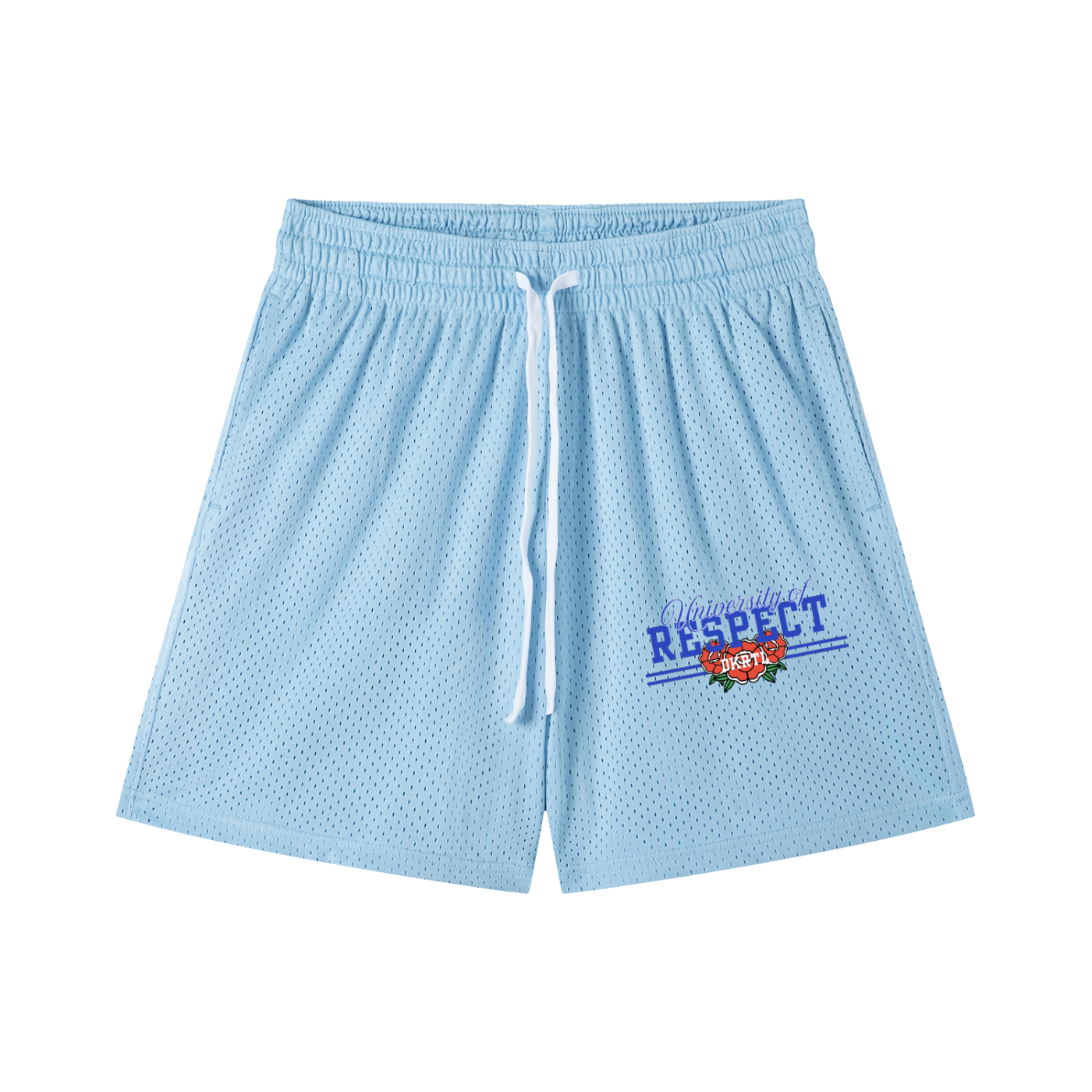 Mesh Drawstring Shorts