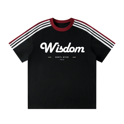 Unisex Colorblock Striped T-Shirt
