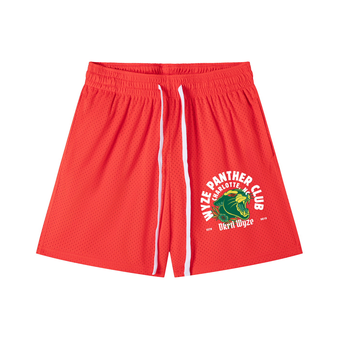 Mesh Drawstring Shorts