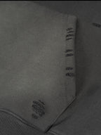 Frayed Sunfade Boxy Fleece Hoodie