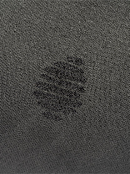 Frayed Sunfade Boxy Fleece Hoodie