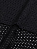 Taped Mesh Boxy T-Shirt