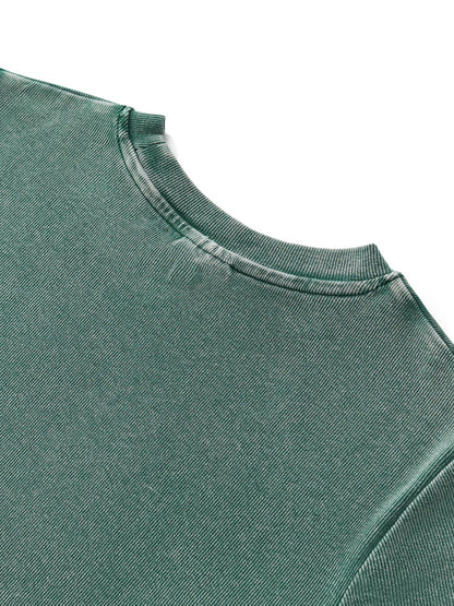 Vintage Washed Bodycon Cotton T-Shirt