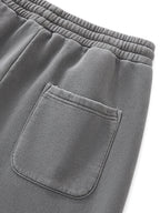 Frayed Enzyme Washed Fleece Sweatpants