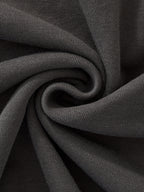 Boxy Half-Sleeve Raw-Edge T-Shirt