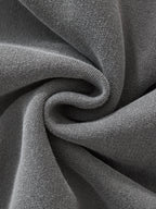 Frayed Enzyme Washed Fleece Hoodie