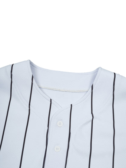Pinstripe Baseball Jersey
