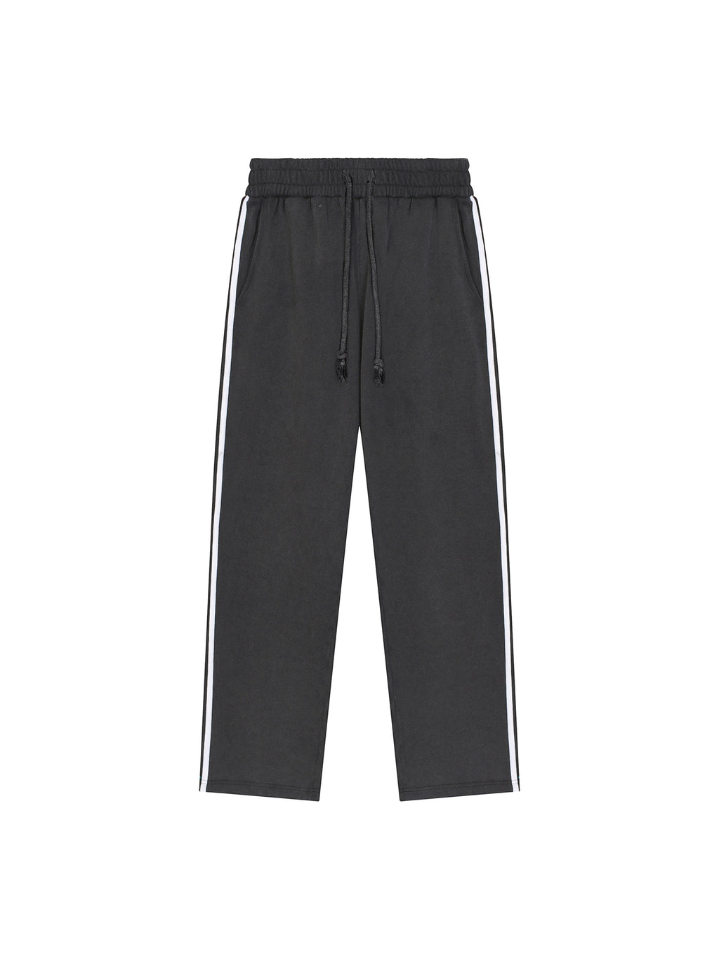 Snow Washed Contrast Tape Sweatpants
