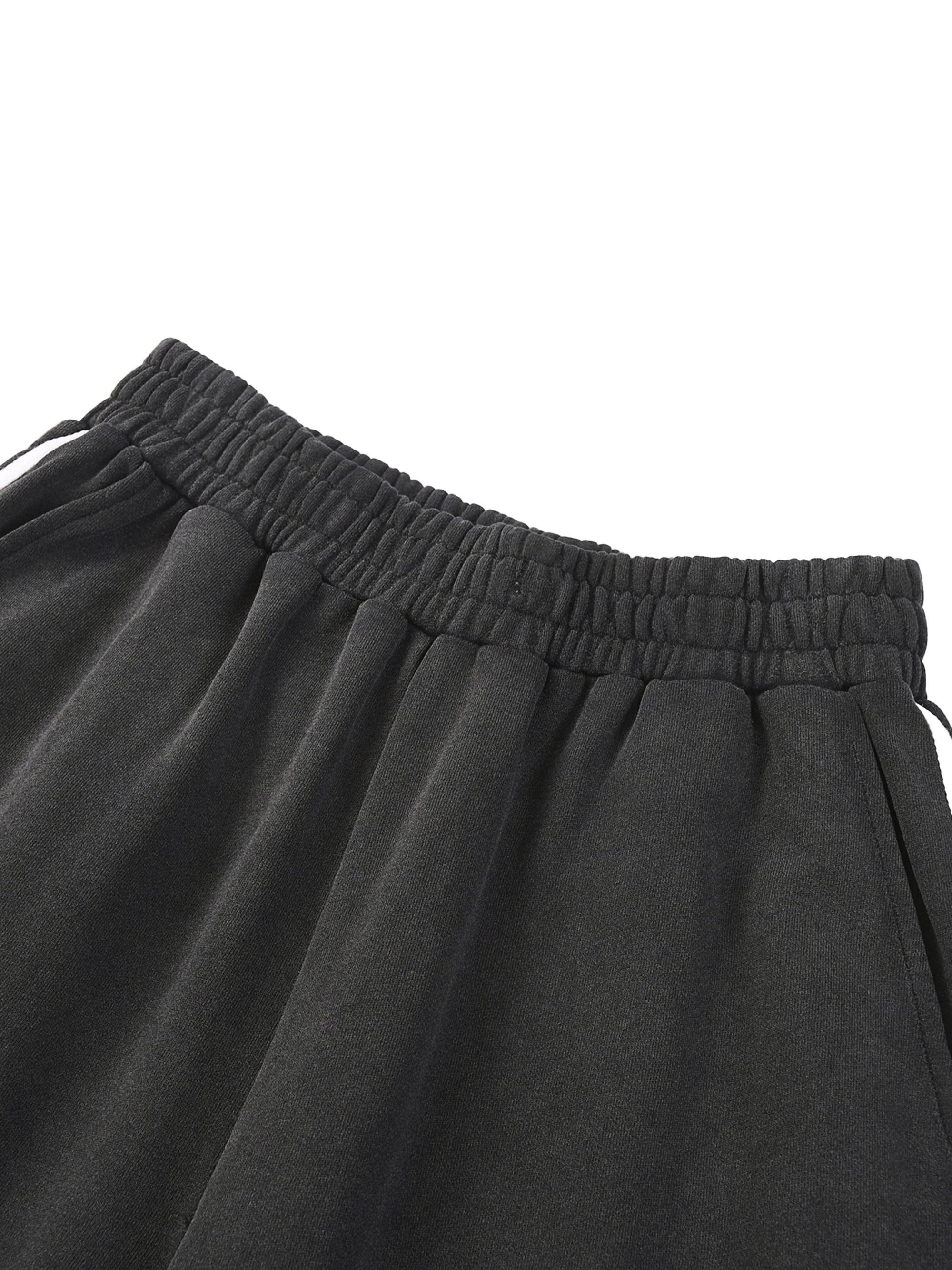 Snow Washed Contrast Tape Sweatpants