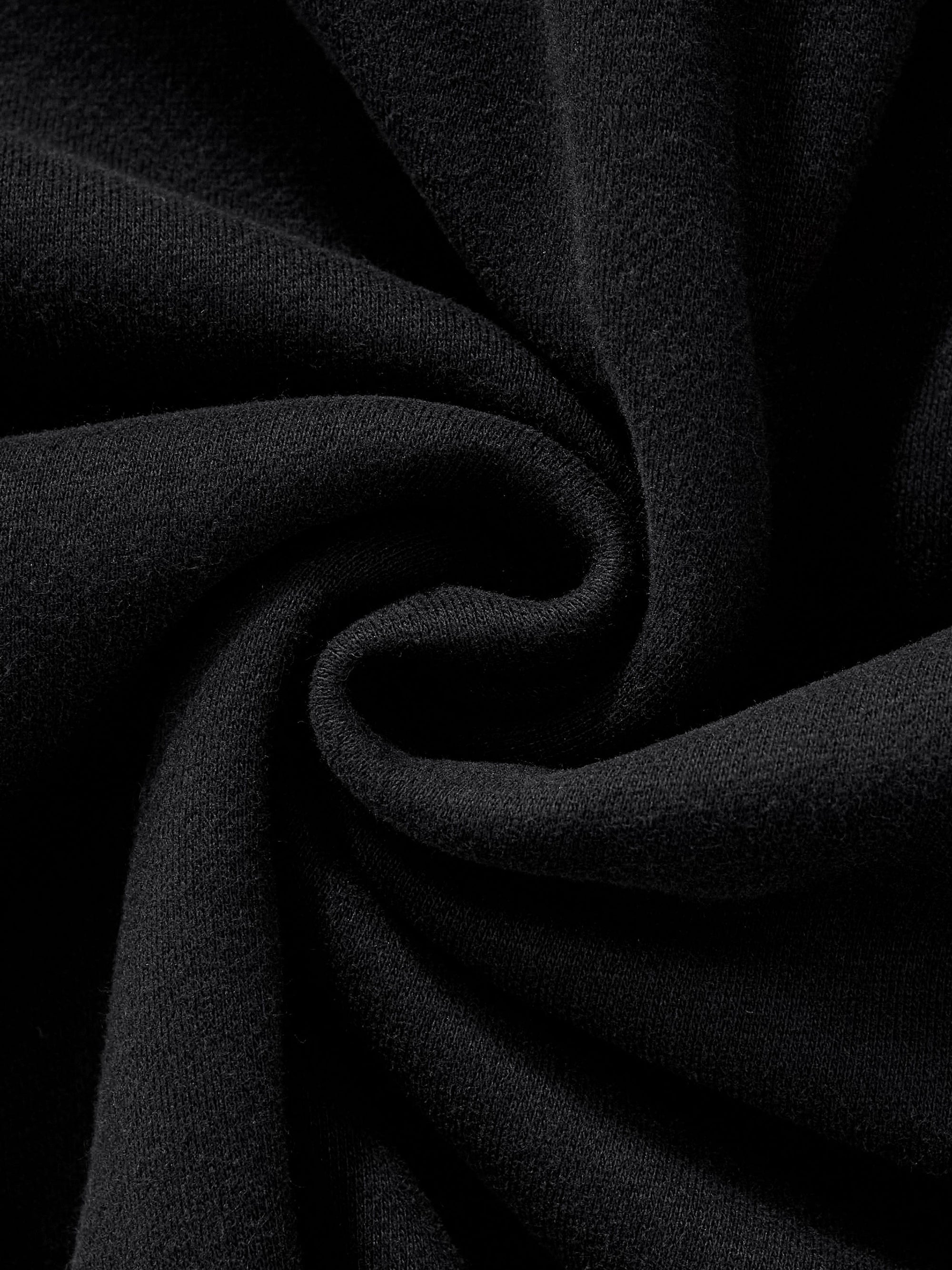 Side Stripe Drop-Shoulder Hoodie