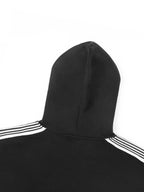 Side Stripe Drop-Shoulder Hoodie